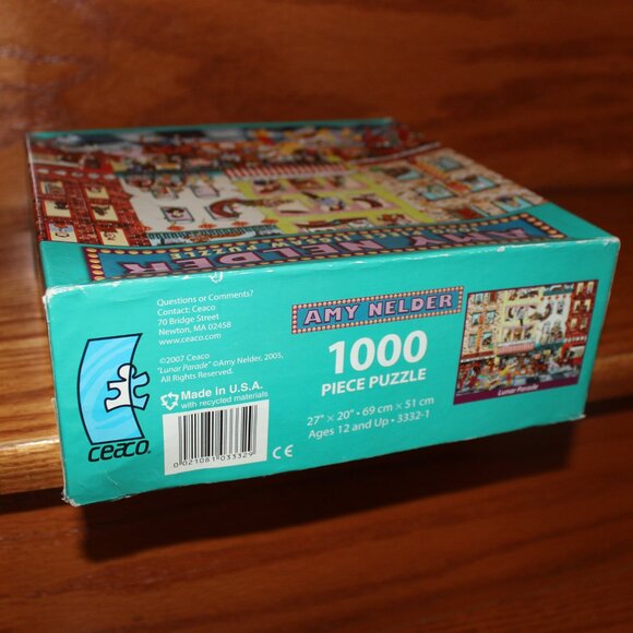 3/$88❤️sealed 2007 vintage Amy Nelder LUNAR PARADE Ceaco puzzle Chinese New Year - Picture 2 of 6